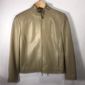 St. John Sport Leather Jacket